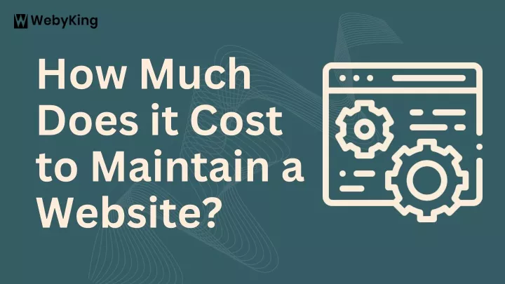 PPT How Much Does It Cost To Maintain A Website PowerPoint 
