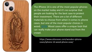 Wood Cases for iPhone 14 Models