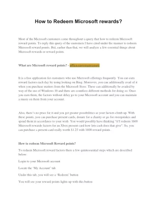 how to redeem microsoft rewards