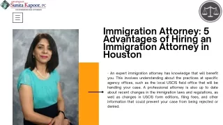 Immigration Attorney 5 Advantages of Hiring an Immigration Attorney in Houston