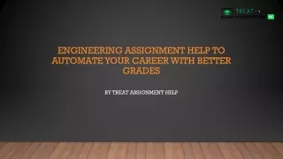 Engineering Assignment Help To Automate Your Career With