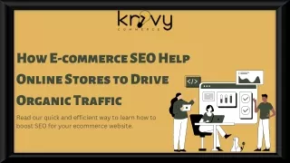 How E-commerce SEO Help Online Stores to Drive Organic Traffic
