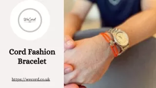 Beautiful Cord Fashion Bracelet - Wecord London