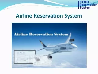 Airline Reservation System