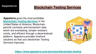Blockchain Testing Services