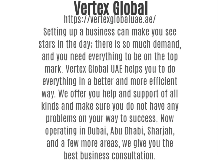 vertex global https vertexglobaluae ae setting