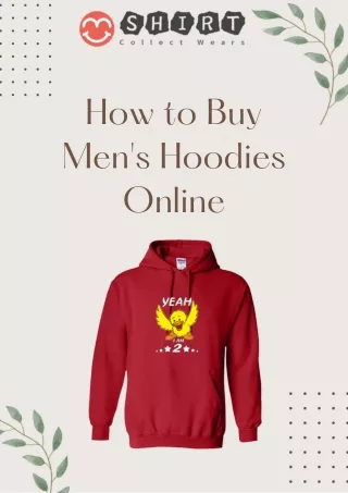 How to Buy Men's Hoodies Online