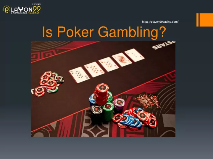 is poker gambling