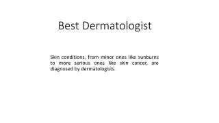 best dermatologist
