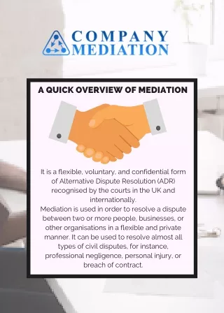 Are You Searching For Civil Mediation in the UK