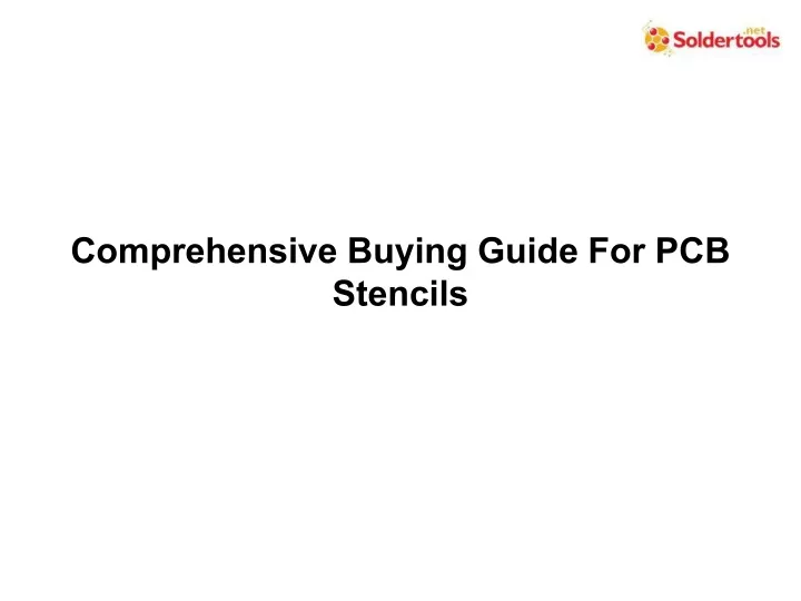 comprehensive buying guide for pcb stencils