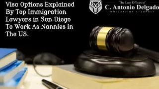Visa options explained by top immigration lawyers in san diego to work as nannie