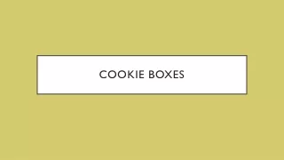 cookie boxes