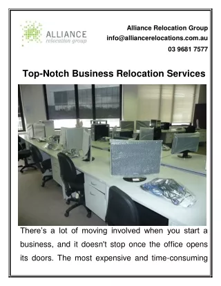 Top-Notch Business Relocation Services