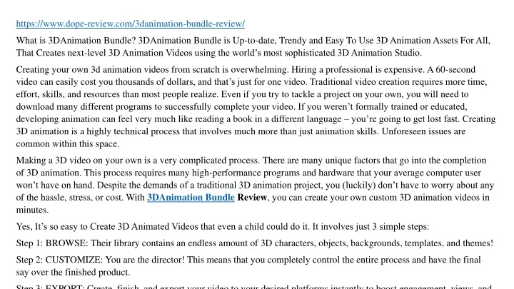 https www dope review com 3danimation bundle