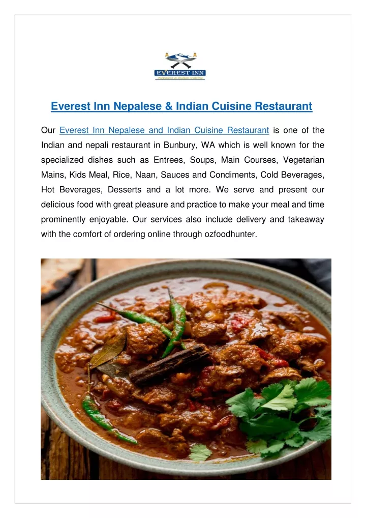 everest inn nepalese indian cuisine restaurant