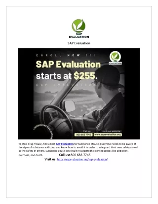 SAP Evaluation - SAP Evaluation - Call us at 800 683 7745
