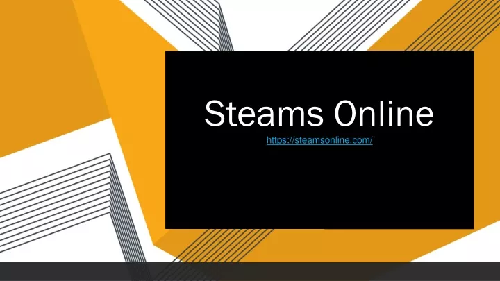steams online https steamsonline com