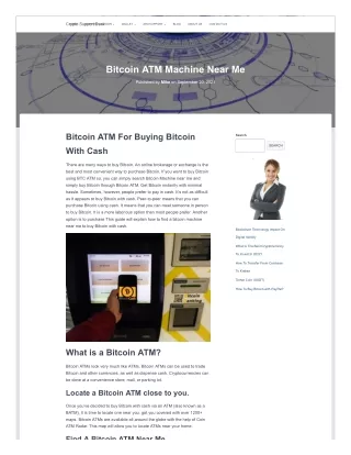 Bitcoin ATM Machine Near Me ( 1 (800) 658 5702 )