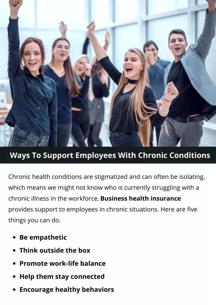 ways to support employees with chronic conditions