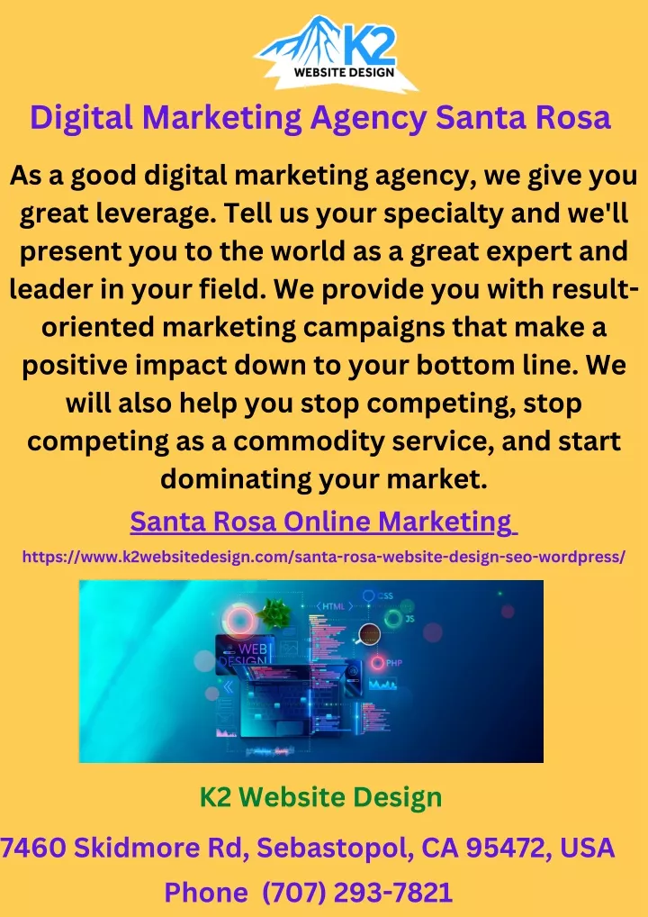 digital marketing agency santa rosa