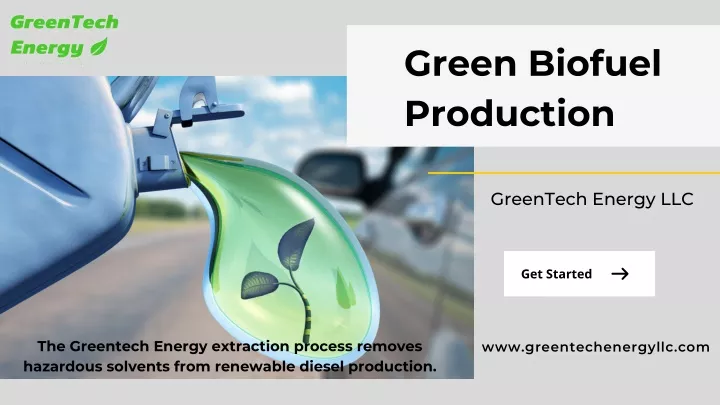 green biofuel production