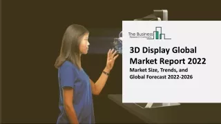 3d display global market report 2022 market size