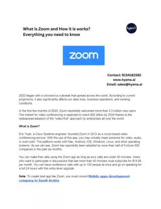 What is Zoom and How it is works_ Everything you need to know