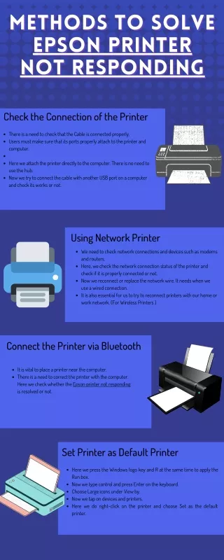 methods to solve methods to solve epson printer
