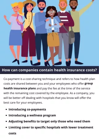 How can companies contain health insurance costs