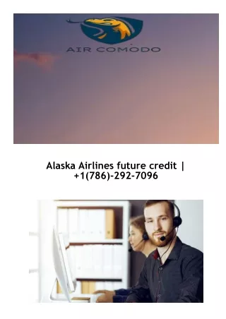 Alaska Airlines future credit