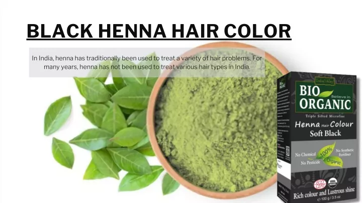 black henna hair color