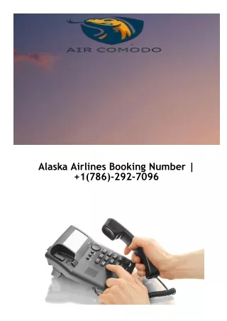 Alaska Airlines Booking Number