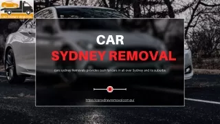 Car Sydney Removal