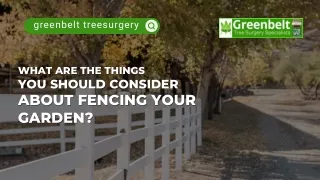 What Are the Things You Should Consider About Fencing Your Garden