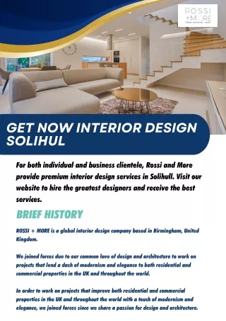 Get Now Interior Design Solihul - Rossi and More Limited