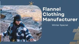 Best Flannel Clothing Manufacturer Company in USA