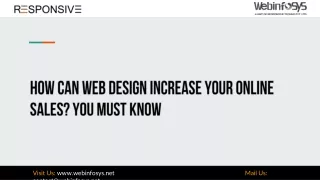 How Can Web Design Increase Your Online Sales? You Must Know