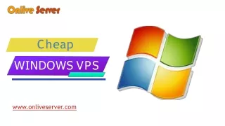 Buy Cheap Windows VPS with a free SSL Certificate from Onlive Server.