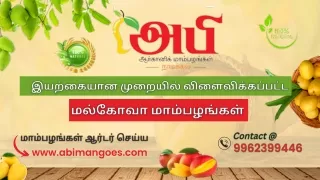 Order Fresh Mangoes Online In Tamilnadu