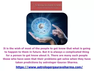 Astrologer Gaurav Sharma