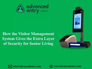 How the Visitor Management System Gives the Extra Layer of Security for Senior Living