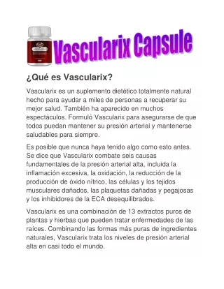 Vascularix Capsule