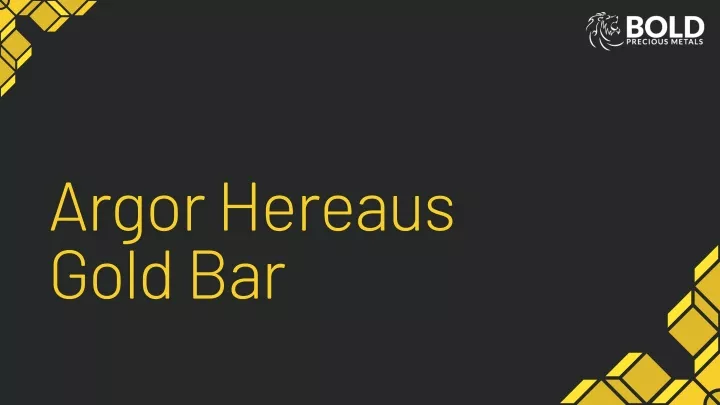 argor hereaus gold bar