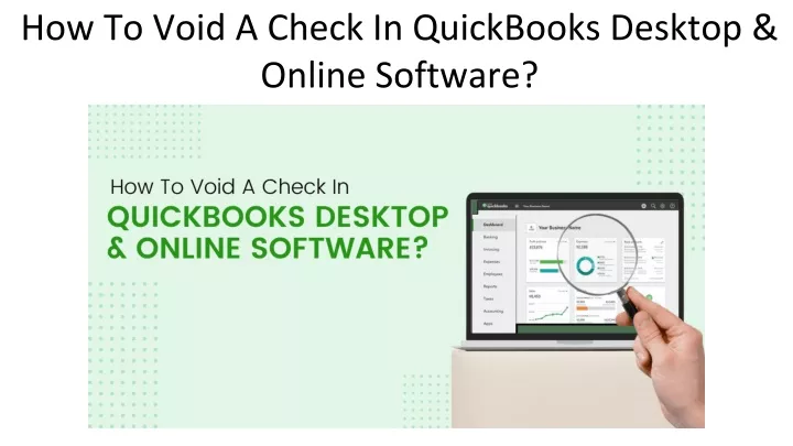 how to void a check in quickbooks desktop online