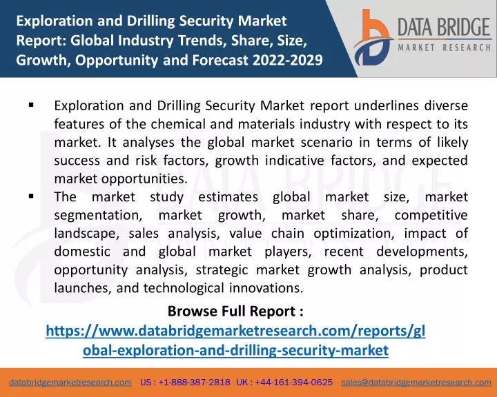 exploration and drilling security market report