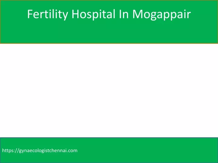 fertility hospital in mogappair
