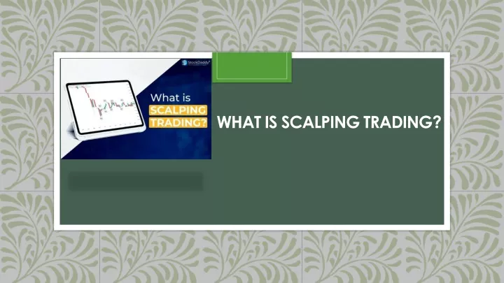 what is scalping trading