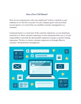here is how ccm