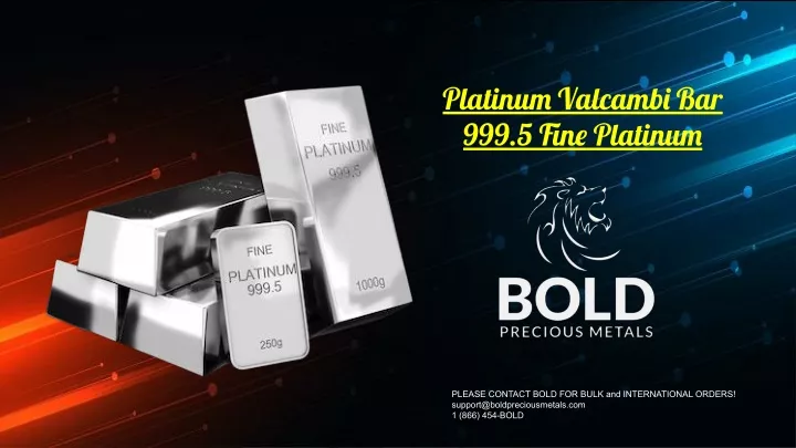 platinum valcambi bar 999 5 fine platinum
